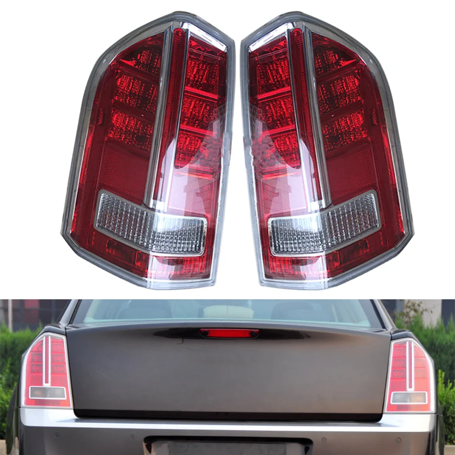 

1Pc Rear Tail Light Brake Stop Warning Back Lights Signal Lamp Taillight Car Auto Accessories For Chrysler 300C 2011-2013 2014