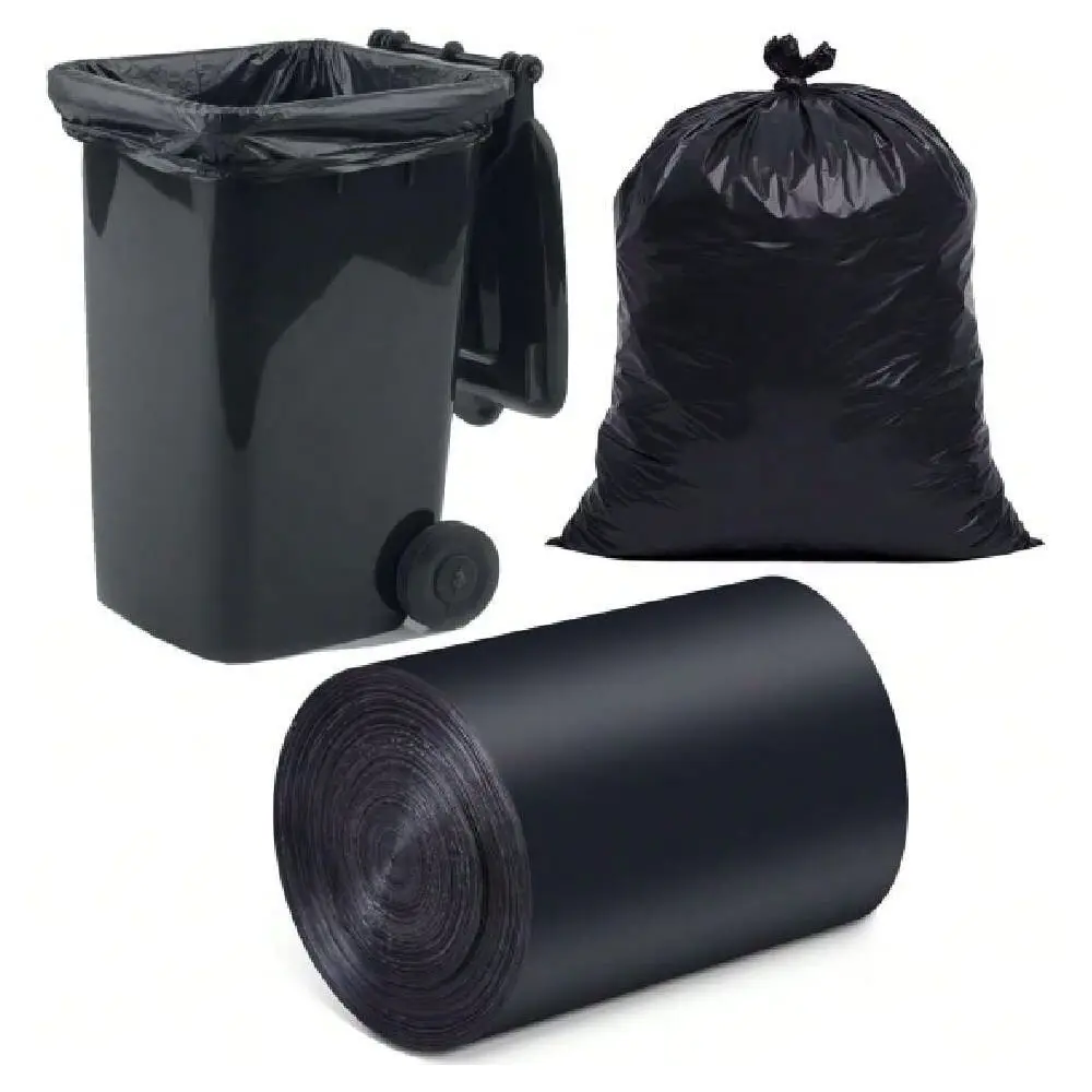 

Gallon Multipurpose TearResistant Trash Bags,Heavy Duty,Tastless And Black Garbage Bags 100 Count,60x80cm,29408344