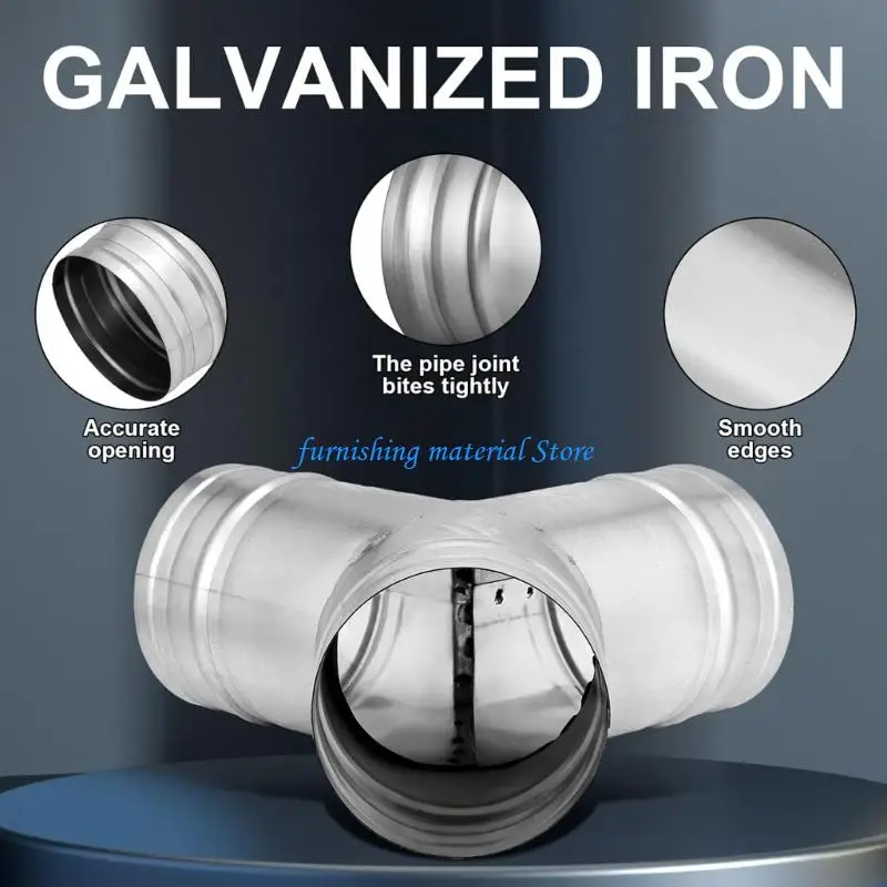 

Y5GD Quick Assembly 4 Unit Y Branch Metal Passage Pipe Component For Residential Business Areas