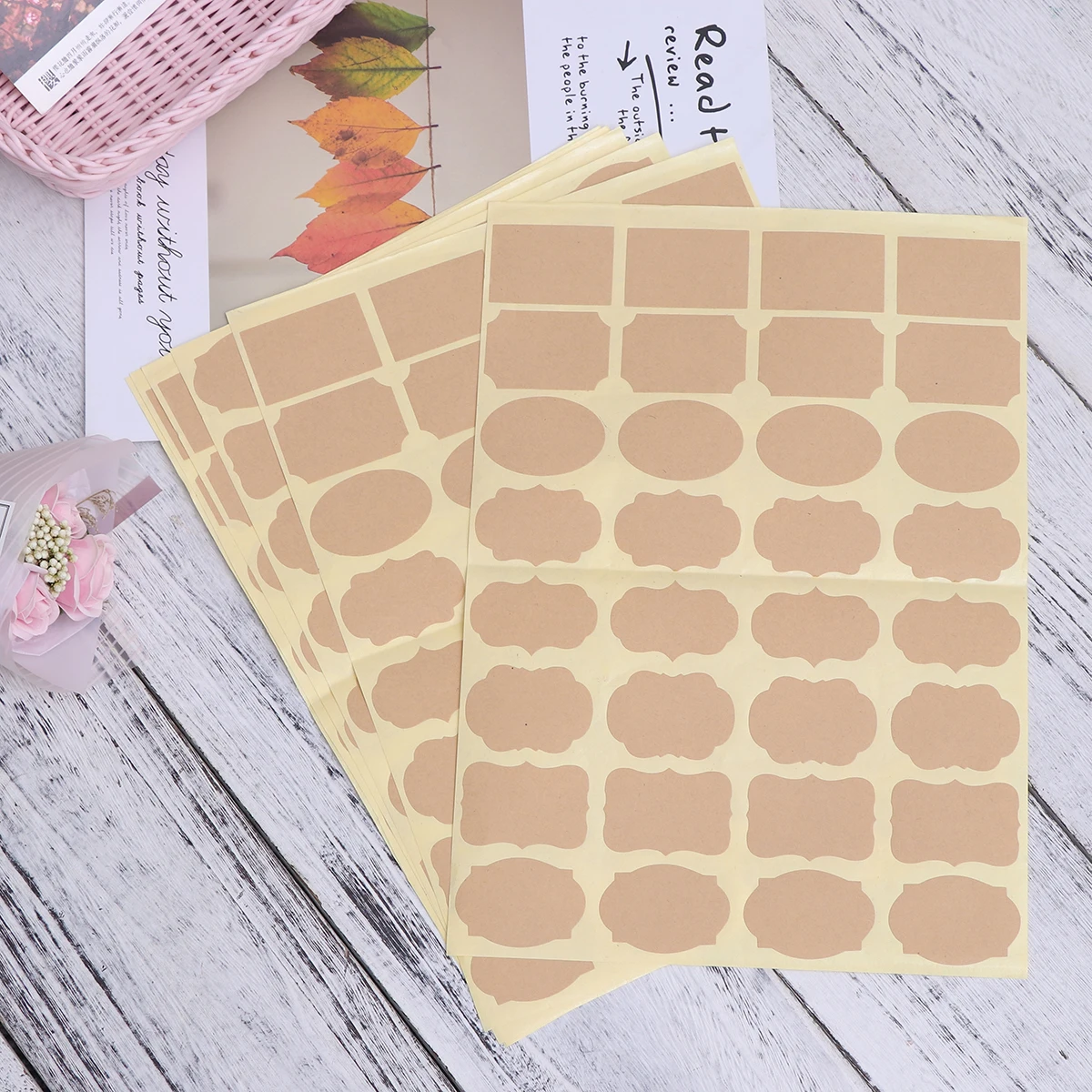 

6pcs Style Stickers for Birthday Party Decorations Cartoon Stickers Rolls Cartoon Label Paper Gifts File Folder