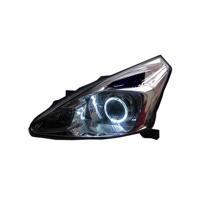Customized Full LED Headlights For Nissan TIIDA 2011-2016 Bi-xenon Projector Lens Front Lamps With DRL