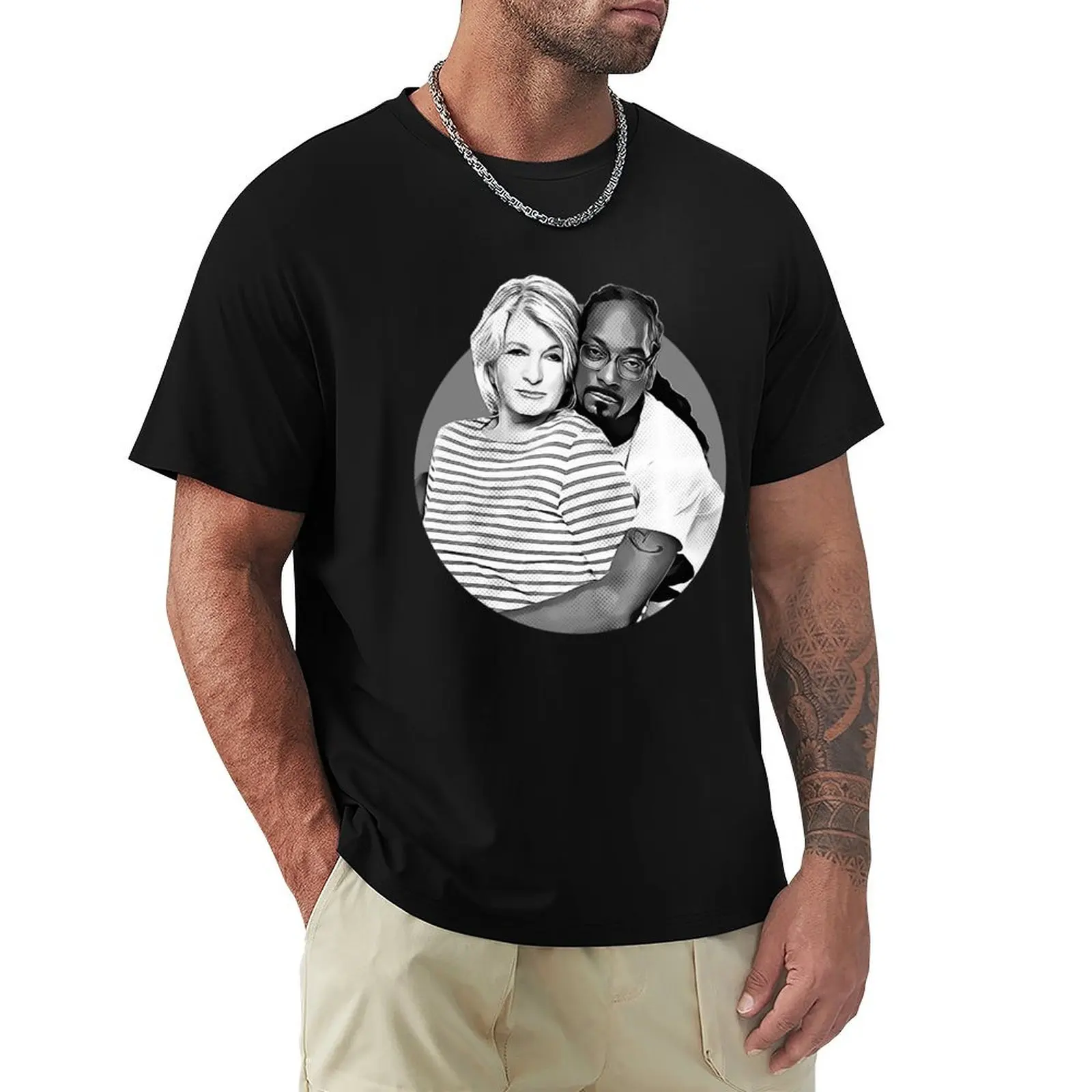 Camiseta Martha Stewart Snoop e Martha, camiseta casual resistente à água