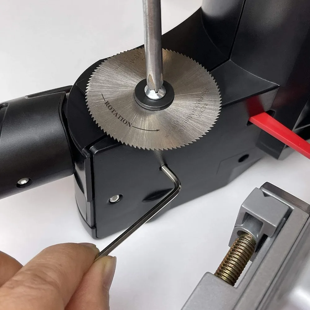 الأفضل - منشار قطع ميتري صغير لصنع نماذج مصغرة للهوايات، مهاوي السهم، الزجاج الملون الزنك، 223/5.56