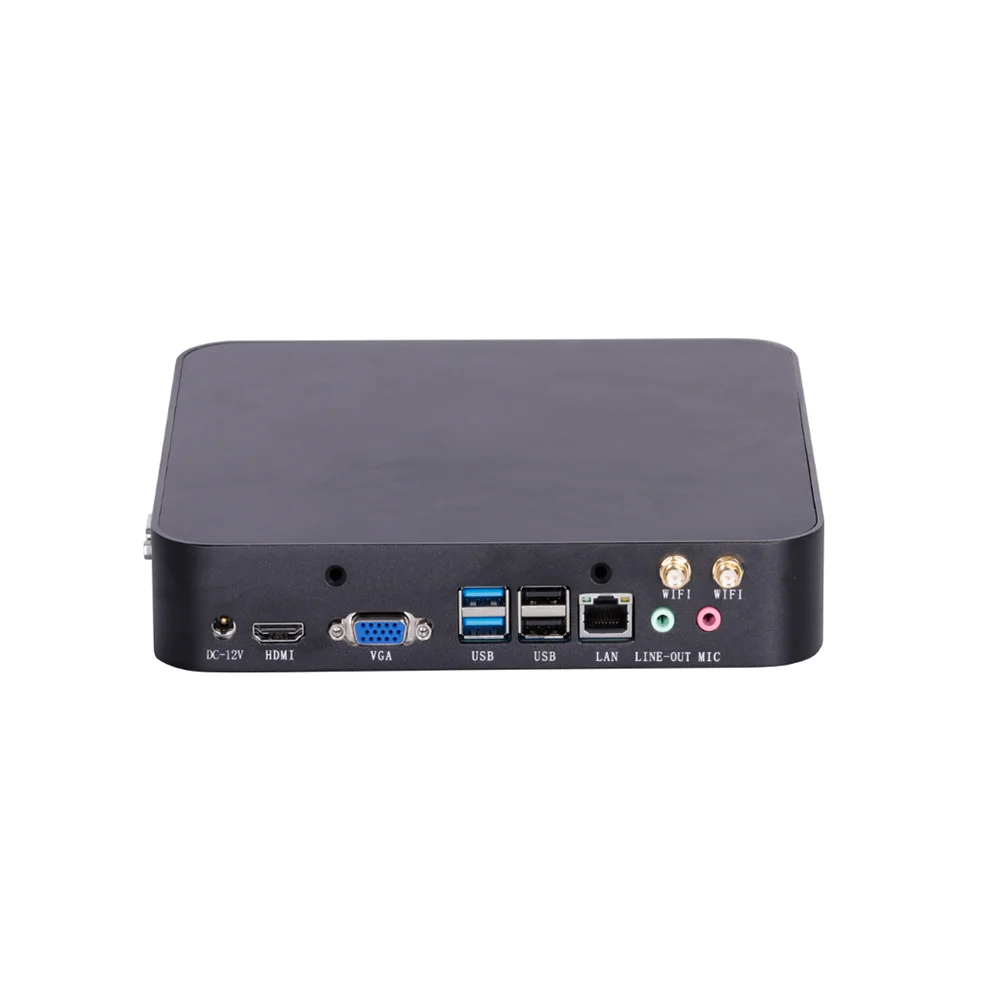 HD4001-QM10U Mini PC  10th Gen Comet Lake U Series Core I3 I5 I7 Dual DDR4 Max 64G 12V/19V Power