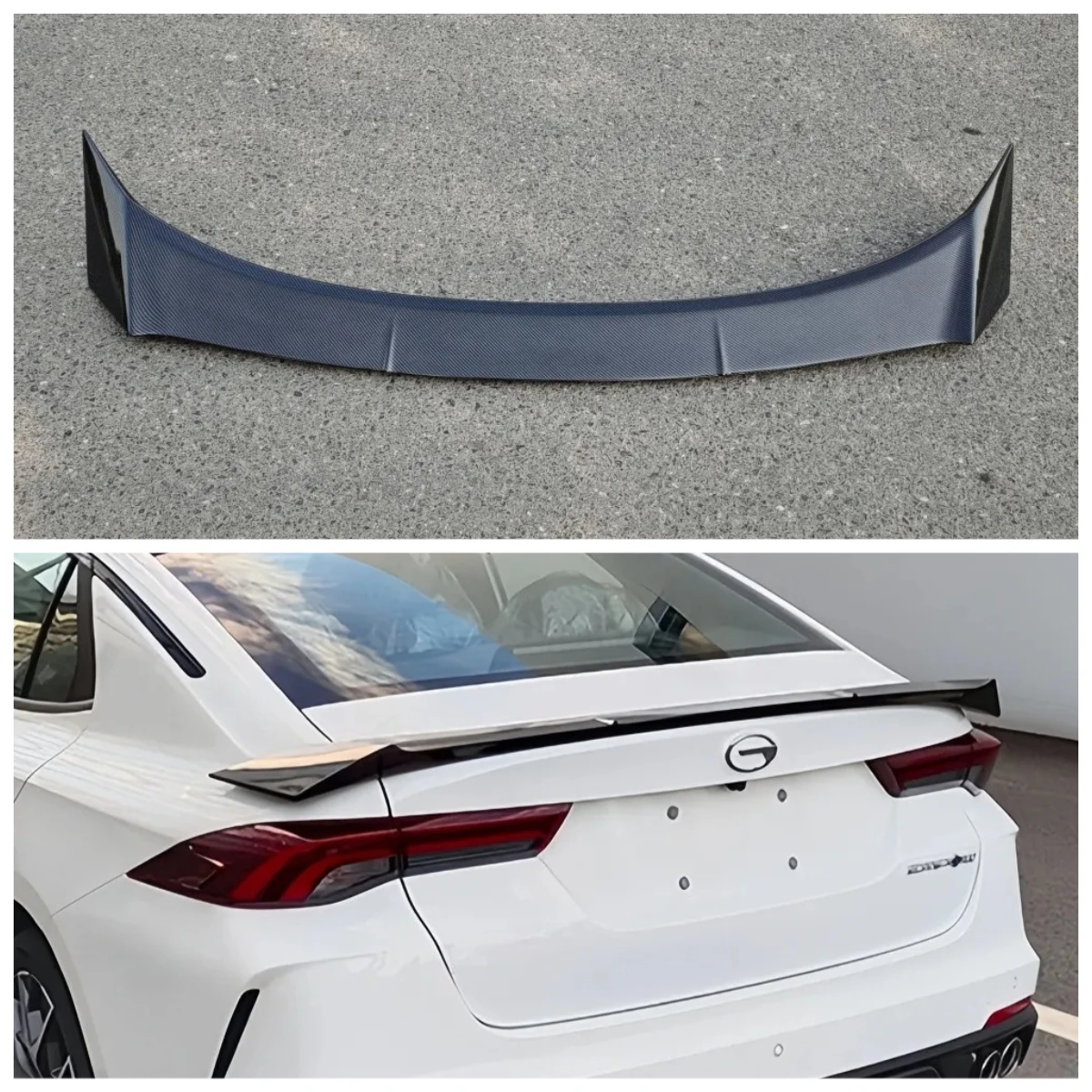 Alerón Trasero para GAC Empow Dodge Attitude 2021-2025, Estilo de Auto, Alerón de Maletero, Alerón Trasero, Modificación ABS, Accesorios para Auto