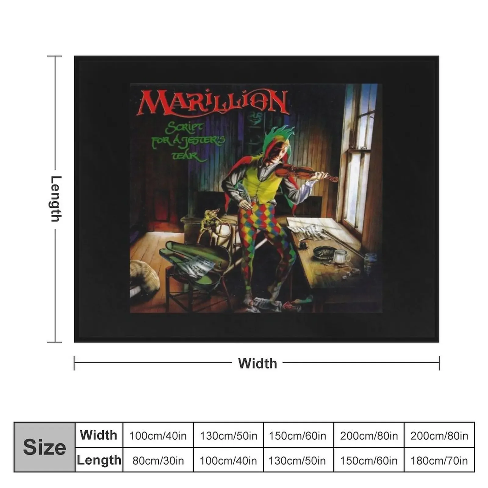 Marillion Band Music Logo Throw Blanket Thin for babies Weighted Blankets