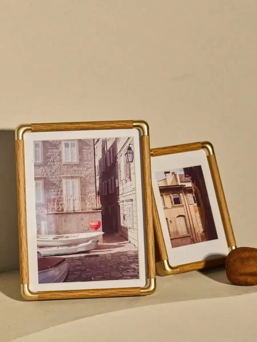 

Plastic Picture-Photo-Frame Vertical-Horizontal Tabletop Display Wall Mount For Home Decor Or Office Desk Family ,Table Decor