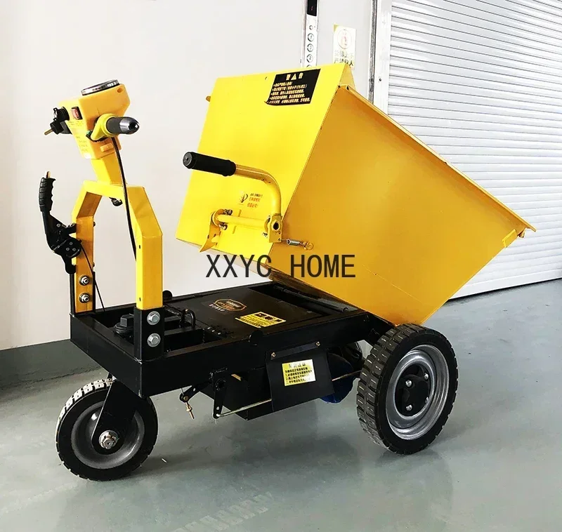 Elektrische Schuine Vrachtwagen Engineering Voertuig Zelflossende Driewielige Batterij Dumptruck Bouwplaats Maatwerk