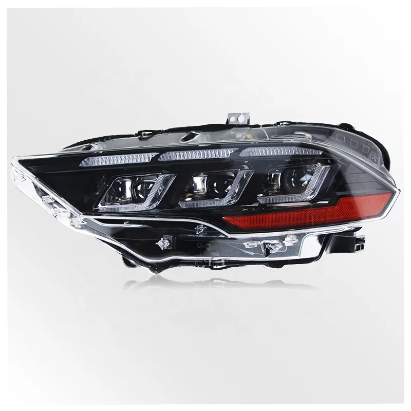 DRL Lamp Car Head Light LED Headlight for Ford Mustang 2018 2019 2020 2021 2022custom