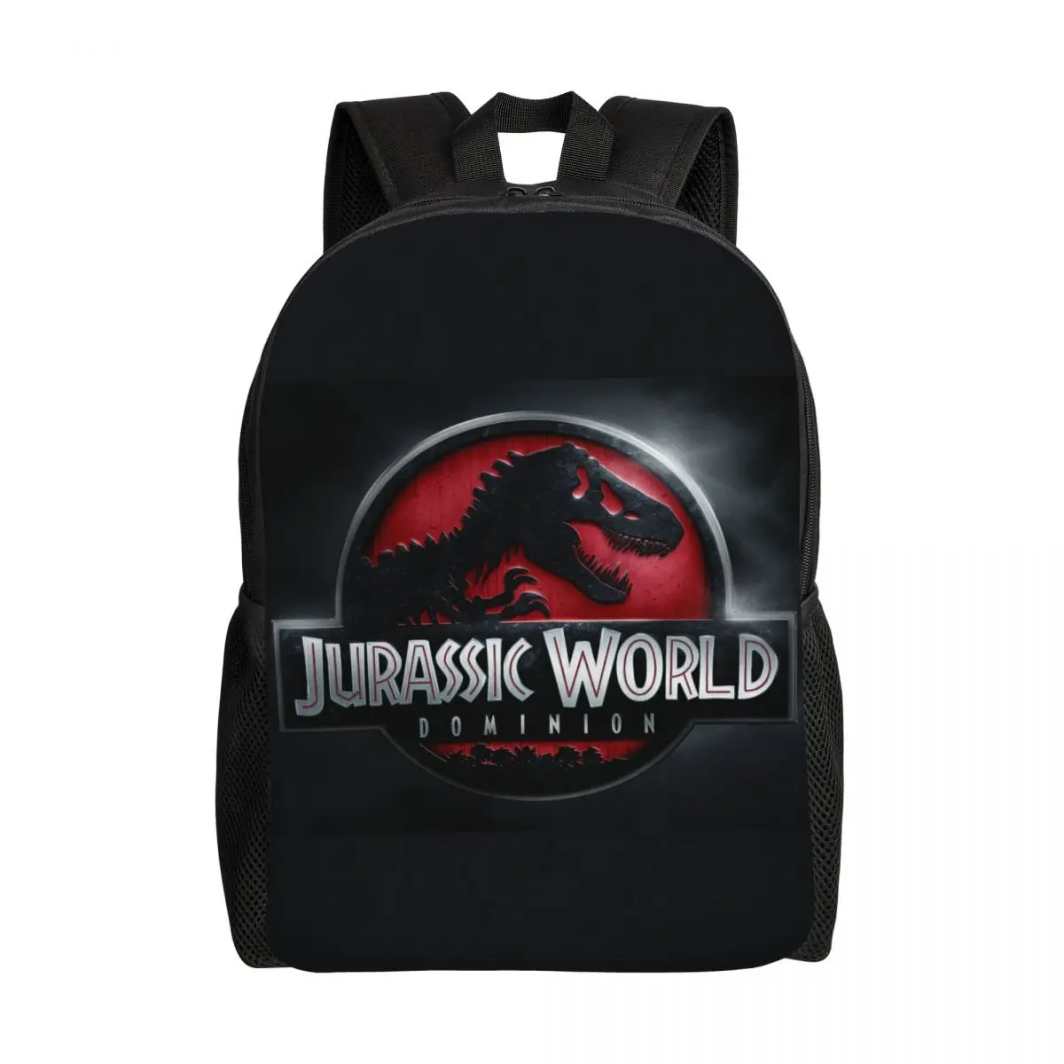 Custom Jurassic Park Backpacks for Men Women School College Student Bookbag Fits 15 Inch Laptop Ancient Animal Bags