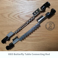 HXO-Cadre de poêle avec connecteur assressenti, table papillon, matériel de camping portable extérieur, accessoires de connexion de table, conception HXO