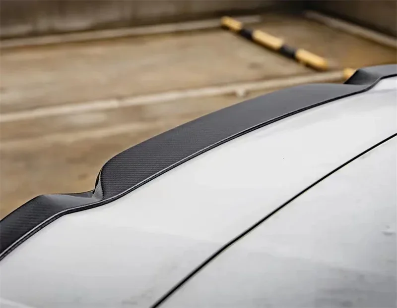 

for BMW IX3 Series G08i upgrade SQ style dry carbon fiber top wing rear spoiler body kit