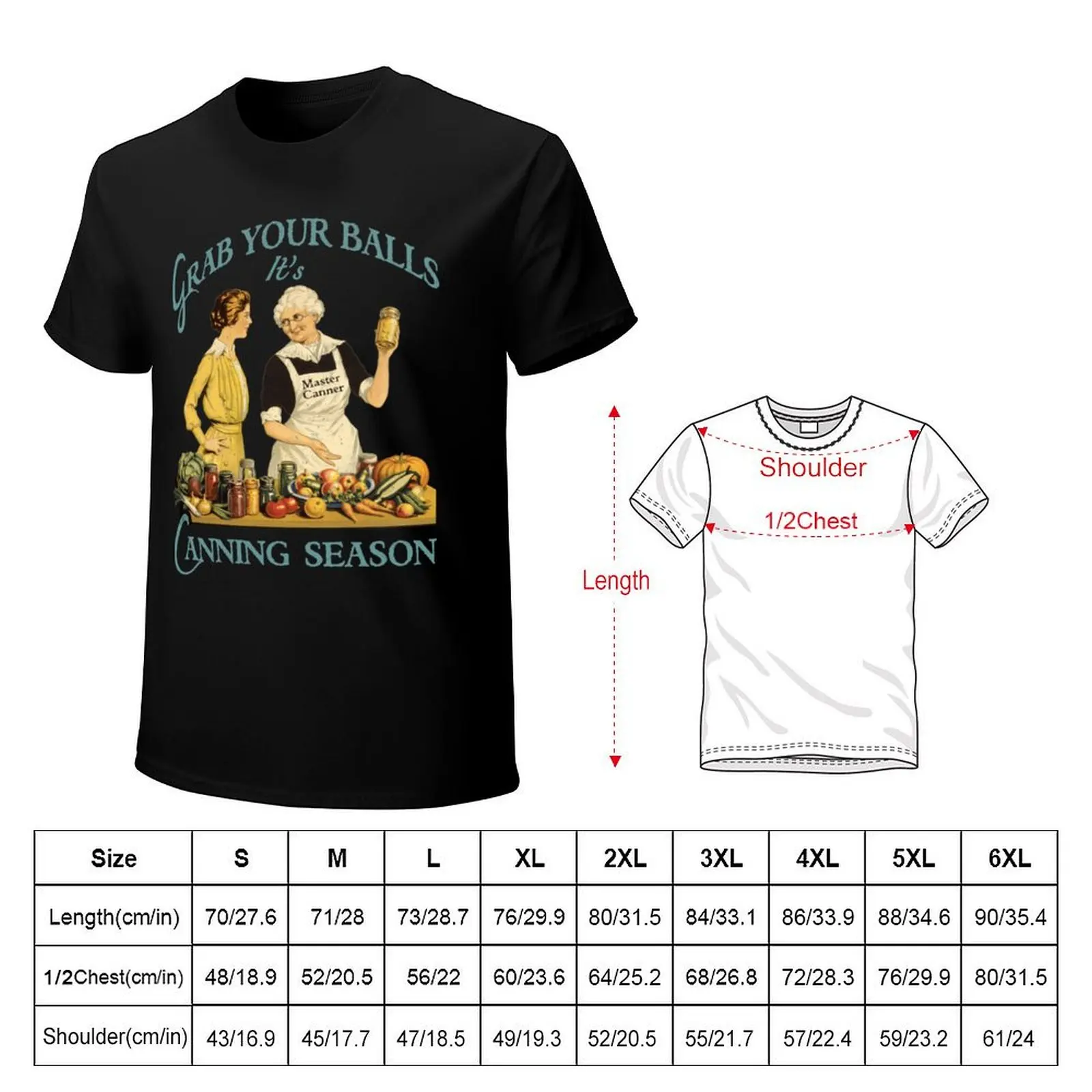 50s Vintage Grab Your Balls Its Canning Season T-Shirt Dry Fit Athletic Short Sleeve Shirt