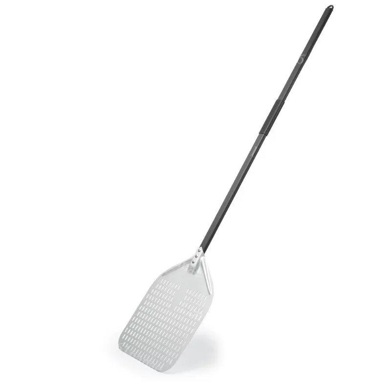 12 13 14 16 inch square perforated aluminum shovel oversized pizza flip leather with removable long handle