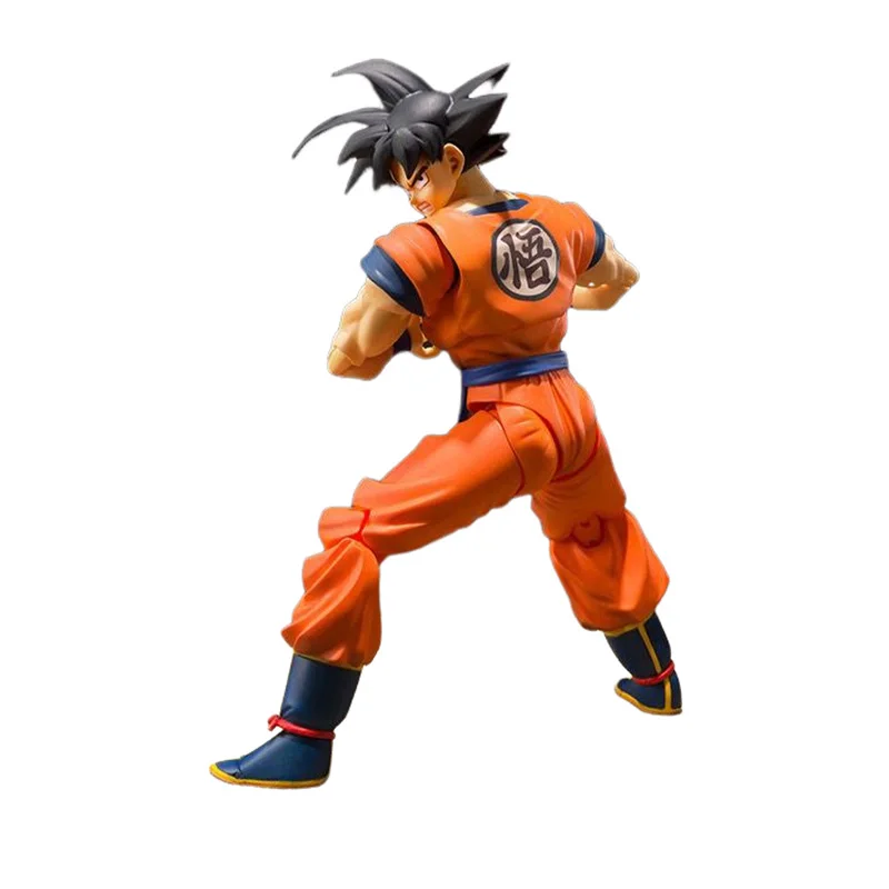 [In stock] Bandai S.H.Figuarts Dragon Ball A Saiyan Baised On Earth Black Hair Son Goku Anime Peripherals Model Action Figures