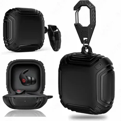 for Beats Fit Pro Case Cover Upgraded Armor Rugged Case with Keychain Shock Protective Earbuds Case for Apple Beats Fit Pro 2021