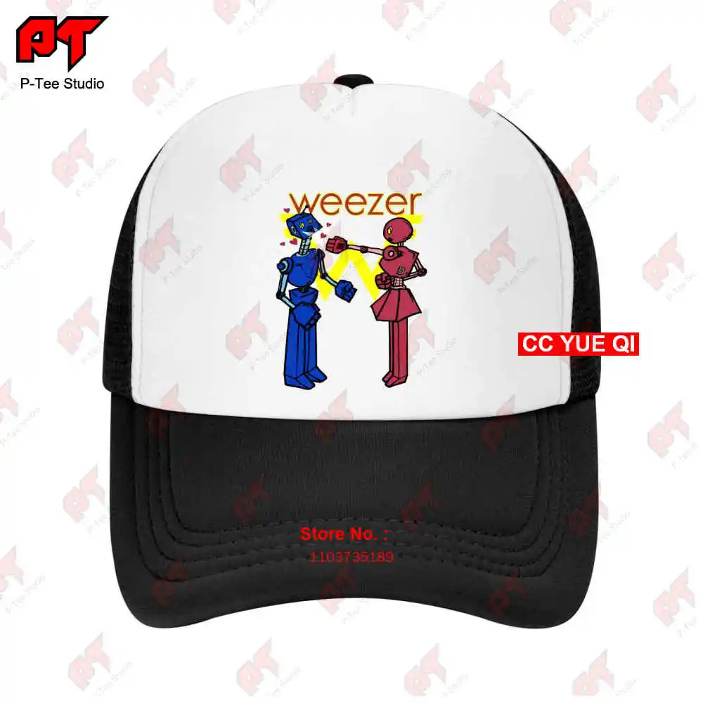 Weezer Babydollrobot Love Baseball Caps Truck Cap A7EU