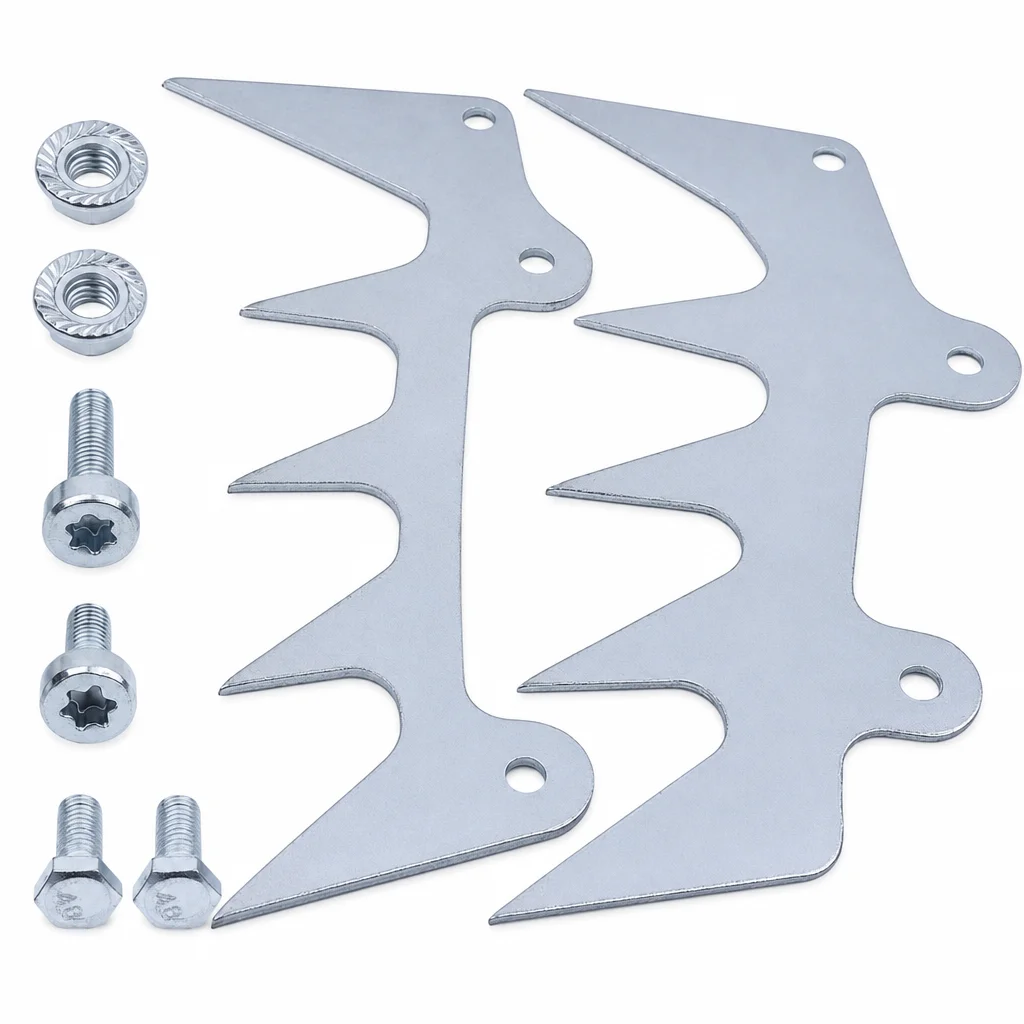 Replacement Felling Dog Spike Kit for Stihl MS382 MS381 Chainsaw Parts - Includes 2 Dogs, 3 Screws, 4 Bolts, Saw Accessories Set