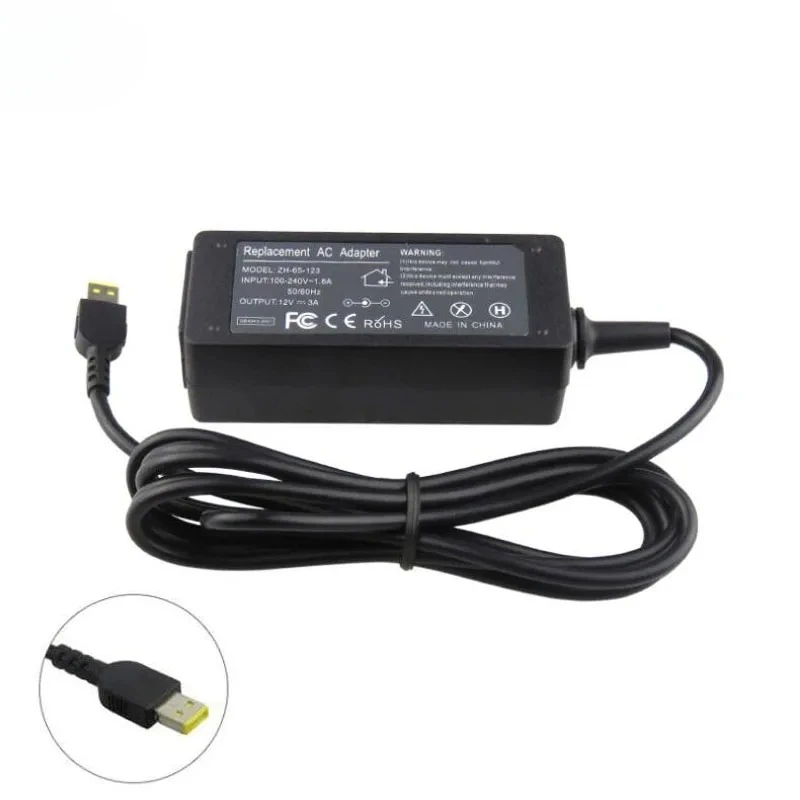 

12V 3A 36W Laptop AC Power Charger Adapter for LENOVO ThinkPad Tablet 10 Helix 2 4X20E75066 TP00064A ADLX36NCC2A ADLX36NDT2B