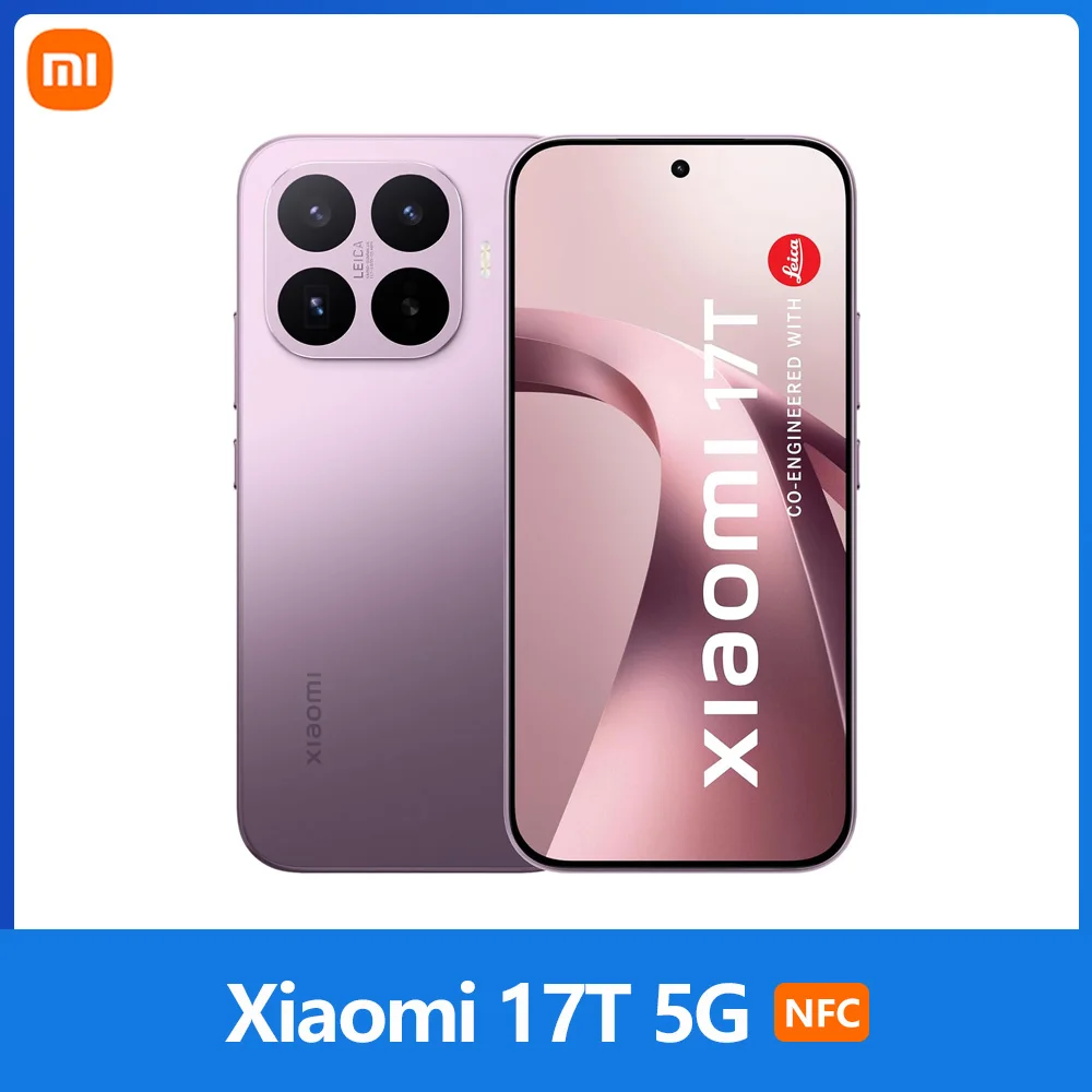 Xiaomi 17T 5G, NFC, MediaTek Dimensity 8500-Ultra, 6,59 pulgadas, 120 Hz, Cámar…