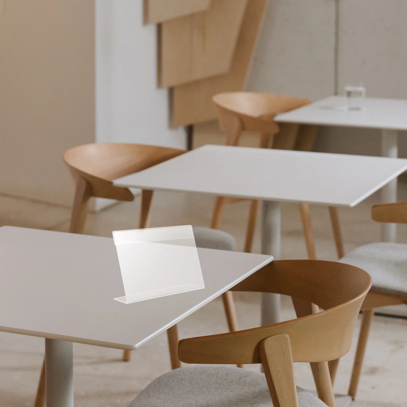 3Pcs Vertical Sign Stand Sturdy Price Display Holder for Business Shops Fruit Label Advertising Promotional Signs