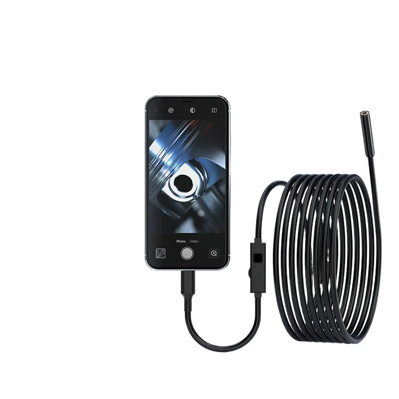 

2 million 3-in-1 Endoscope Auto Repair Carbon Deposit Pipe Android Apple Mobile Phone Direct Connection Industrial Probe