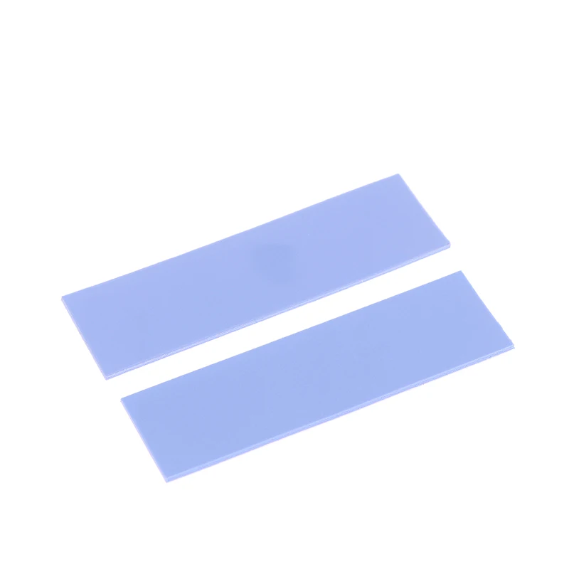 再利用可能なシリコン熱放散パッド,1 mkあたり6.0 wのm.2サーマルパッド,GPU冷却,10個