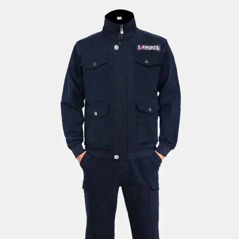 

Work Uniform For Men Workshop Warehouse Factory Mechanic Garage Security Working Cloth Wear Resistant Anti Scald
