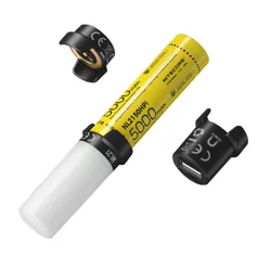 NITECORE MPB21 High CRI Flashllight 21700 Intelligent Battery System NL2150HPi 5000mAh Rechargeable Battery+3 in1 Powerbank+ML21