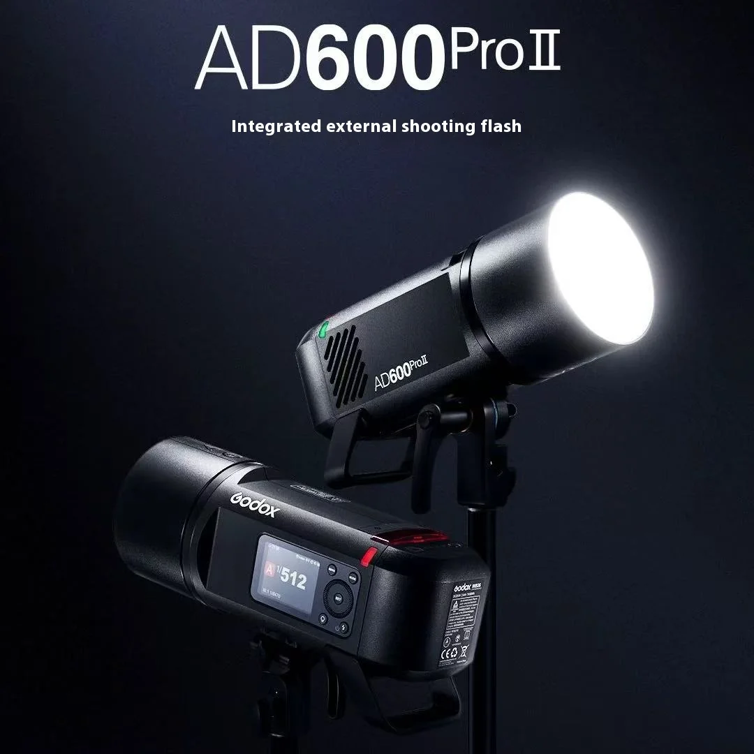 Godox 600W AD600PRO II All-in-One Outdoor Flash TTL HSS Built-in Li-on Battery 2.4G Wireless X System Strobe Light for Camera