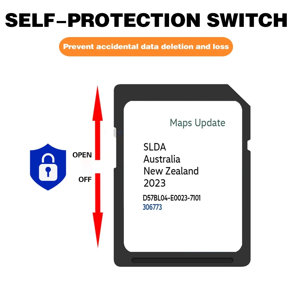 GPS Maps  Australia New Zealand 2023 Version Sat Nav SD Card for Suzuki SLDA Baleno/Ignis/Jimny/SX4/Vitara/Swift Vehicle