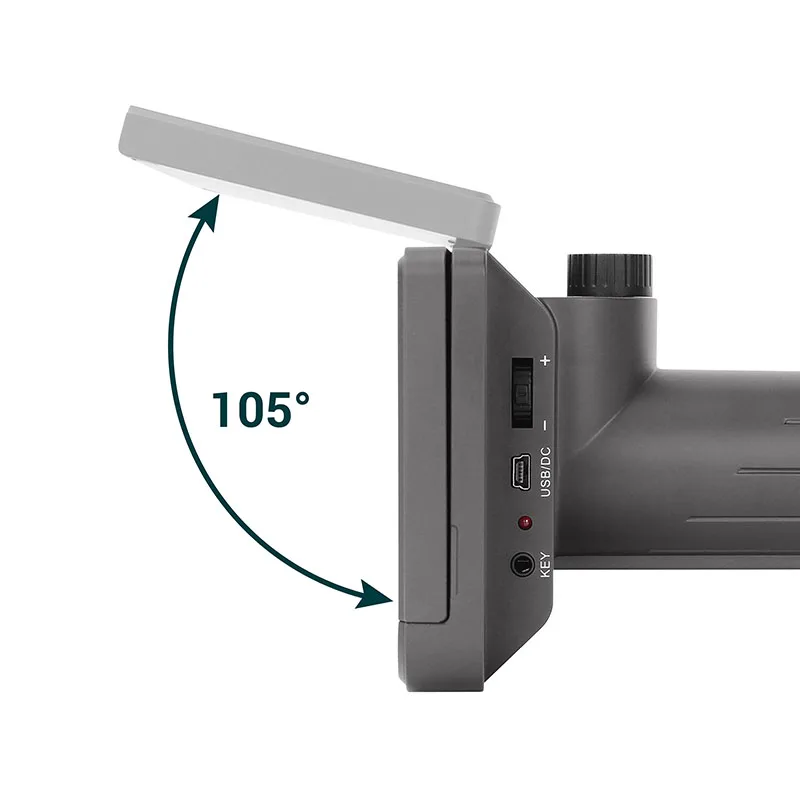 5인치 LCD 디지털 망원경 캠 50X 배율 1080P 비디오 디지털 망원경(사냥 축구 야외용 캠 포함)