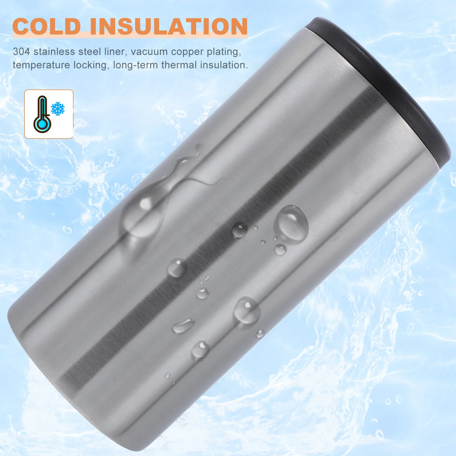 

1Pcs Practical Insulated Beer Bottle Cover Vacuum Can Holder Portable Cold Hot Bottle Protector Vacuum Can