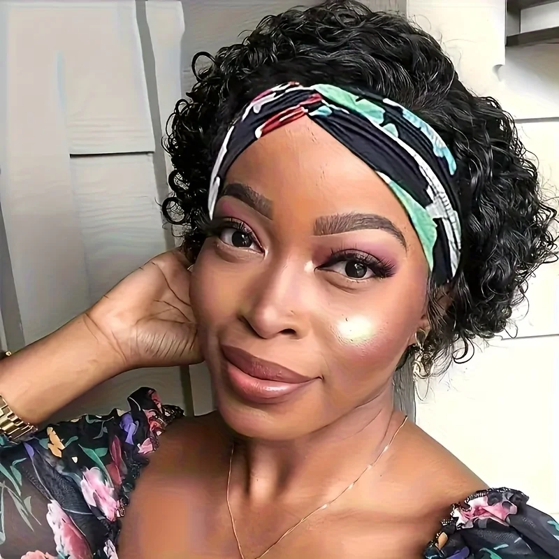 Headband Wig Human … - image