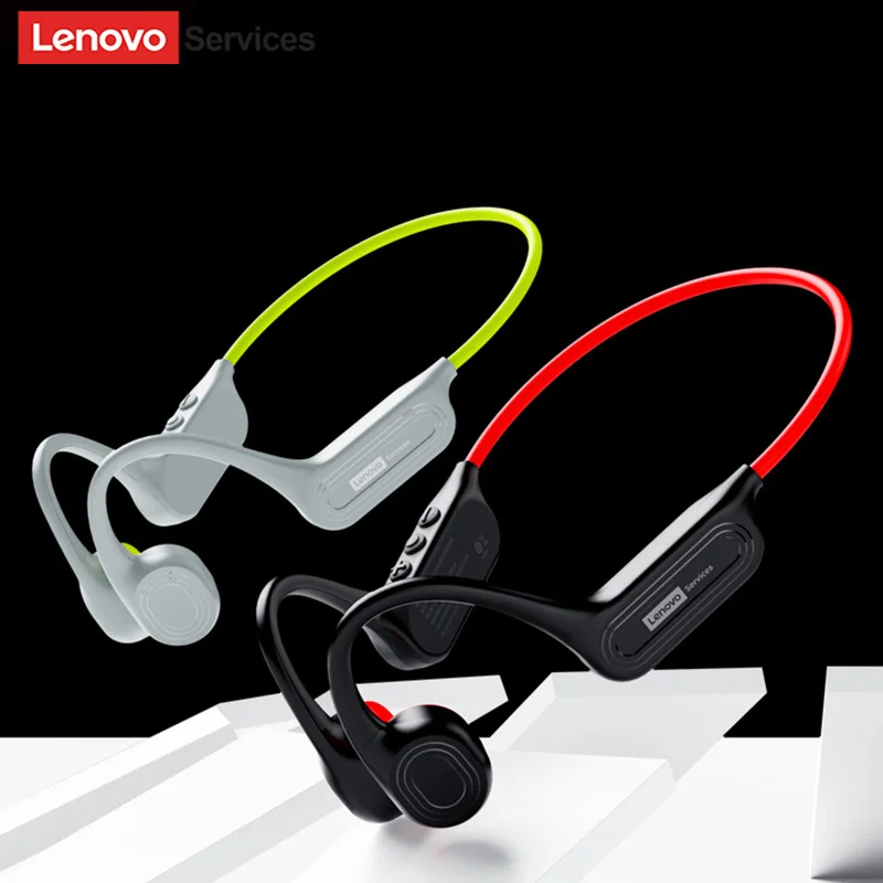 Choix Lenovo S101 casque à Conduction osseuse sans fil Fitness sport Bluetooth 6.0 casque cyclisme écouteurs HIFI musique écouteurs