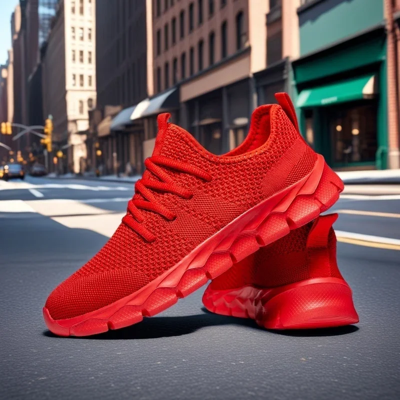 

Men's Casual Sneakers Breathable Mesh Comfortable Lace-Up Men's Sneakers Man Shoes for Man Tenis Masculino