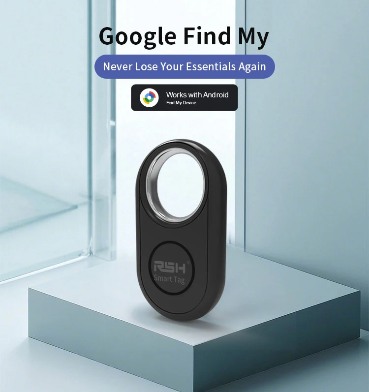 Echter Android-Tracker, tragbares Anti-Verlust-Gerät, funktioniert mit Google's Find Hub App, Schlüsselfinder, Smart Tag für Pixel Motorola GMS – Detail 3