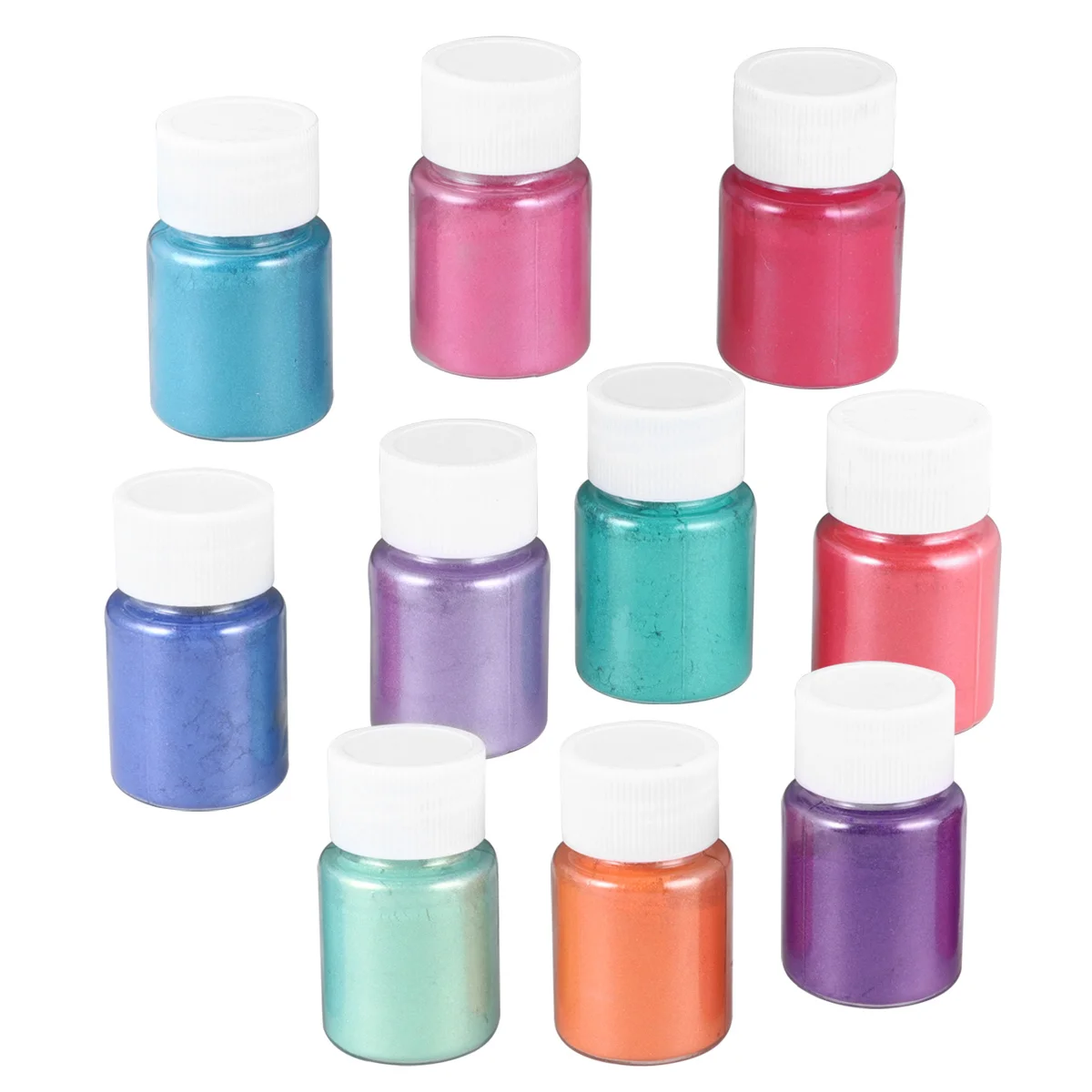 10 pçs glitter pó pigmento conjunto grau mica para diy artesanato sabão fazendo bombas de banho prego kintsugi artesanal
