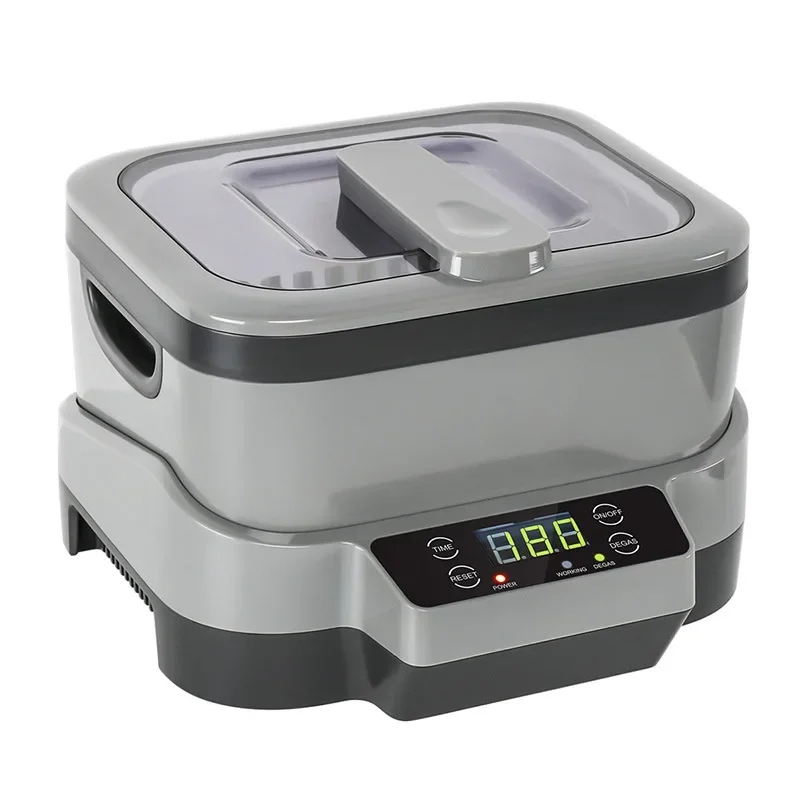 Digital Ultrasonic Cleaner Washer Bath Tank Basket Timing Degas Watches Glasses Jewelry Denture Ultrasound Wave Cleaning Machine