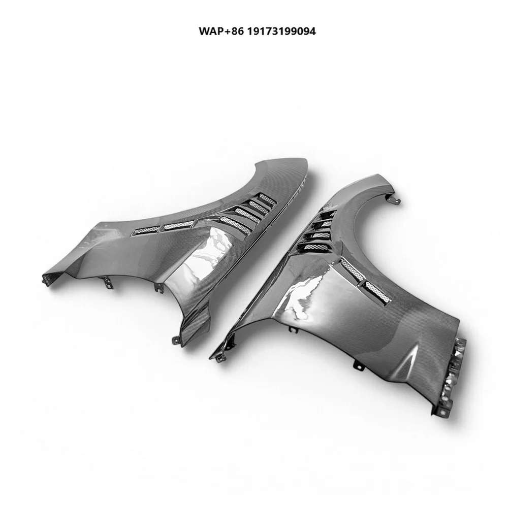 

AC Style Carbon Fiber FRP Flared Fender Vent for-Ford Mustang GT Ecoboost Auto Parts 2015-2023 New Condition Tow Hook Cut-Outs