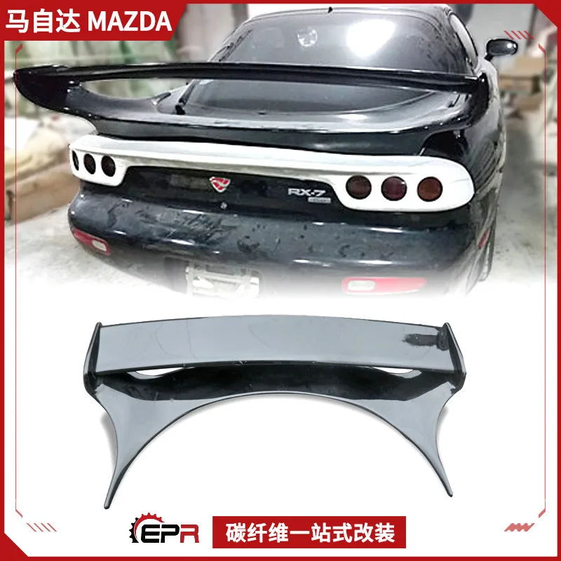 

Suitable for Mazda RX7 FD3S carbon fiber modification, Amagiya REGT large tail, rear spoiler fixed wind wing
