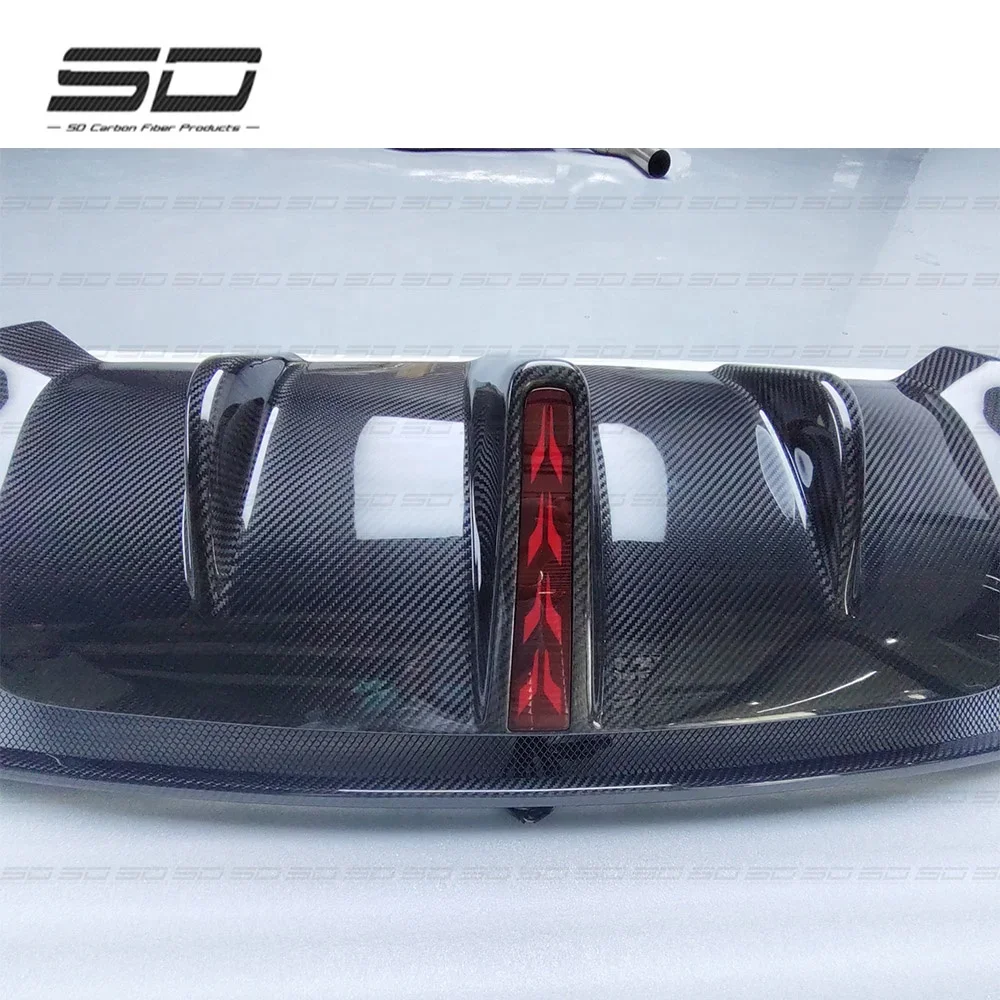 High Quality Real Carbon Fiber Body Kit Rear Diffuser Lip for  Model Y SD Carbon Wide Body