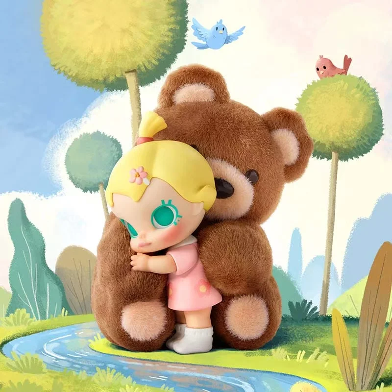 Novo bebê genuíno molly minha huggable descoberta série caixa cega kawaii molly mistério caixa na moda brinquedos coleções modelos como presentes