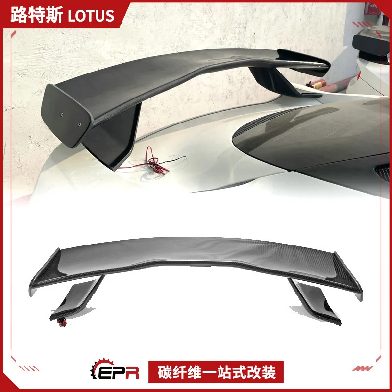 

Suitable for Lotus, Lotus Evora S 400 GT4 Carbon Fiber Retrofit, Rear Spoiler Tail, Fixed Wind Wing