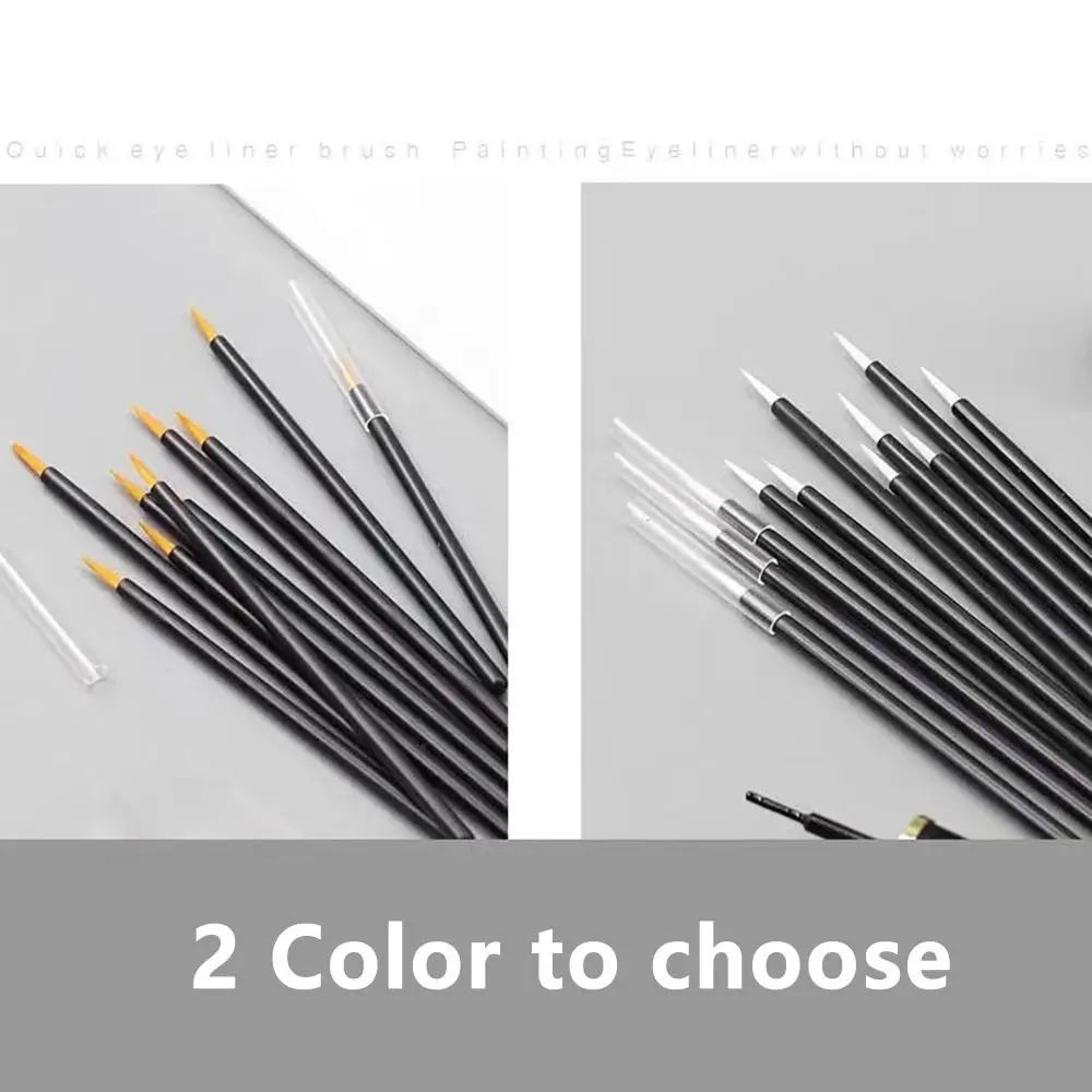 50/100Pcs Applicator Micro Disposable EyelinerแปรงPrecision Individual Lip Liner ContourแปรงProfessionalไนลอนความงาม