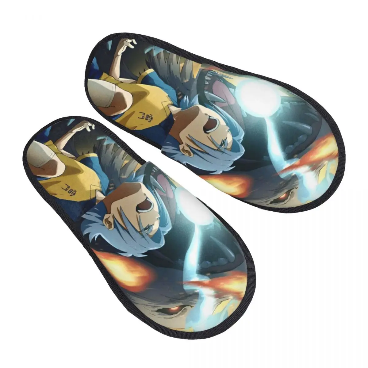 Inazuma Eleven House Slippers Non-slip Shawn Froste Soft Household Fur Slippers Slides Indoor