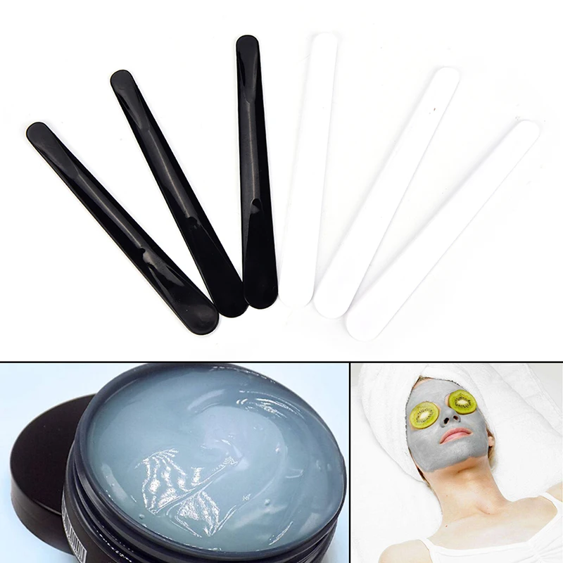 10Pcs Plastic Facial Mask Mixing Spatulas Spoon Stick Cosmetic Makeup Tools