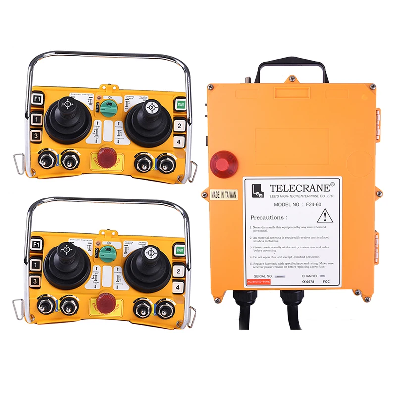 Imagem -02 - Controlo a Distância sem Fio Industrial Guindaste Braço Concreto do Controlador do Pumptruck Impermeável Dustproof F2460