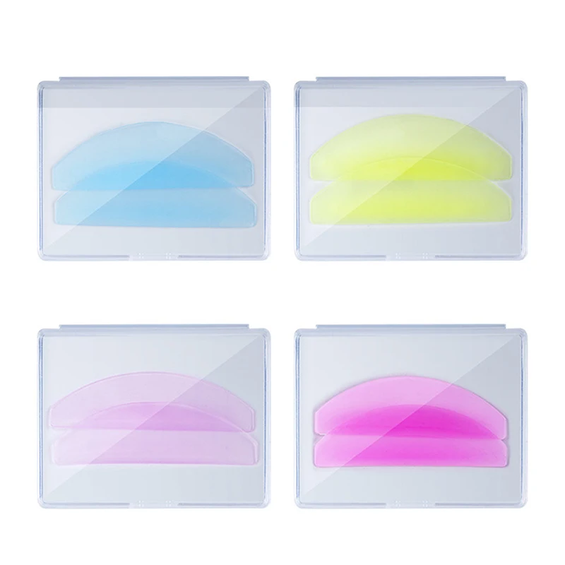 1 paar Ultra Dünne Silikon Wimpern Dauerwelle Pads Wimpern Stangen Schild Heben 3D Wimpern Curler Zubehör Applikator Make-Up-Tool