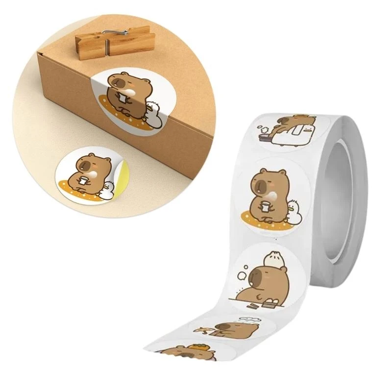 Thanh dán phần thưởng Thương dán nhãn dán Capybara Nhãn dán Nhãn dán động vật Thương dán trang trí